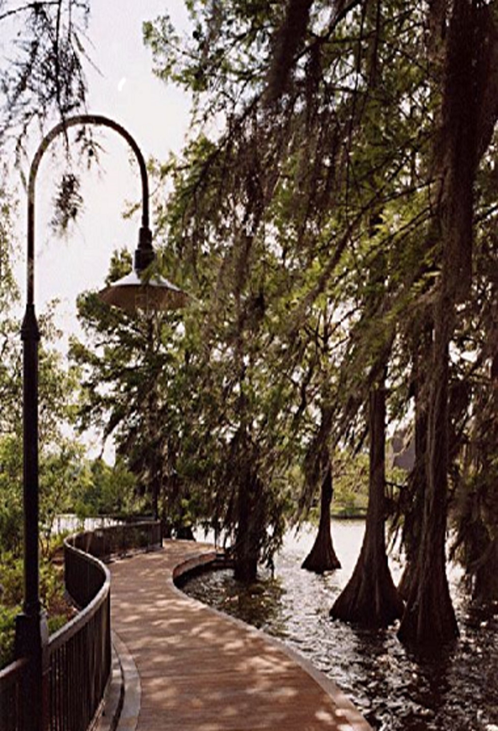 Stock photo provided as an  example of a boardwalk along Contraband Bayou