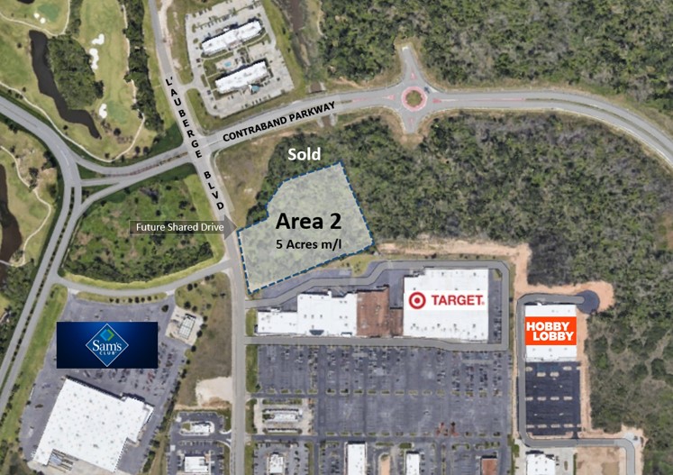 1 Area 2 in Contraband Pointe highlighted on Google Image